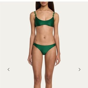 Brand New! ZIMMERMANN August Diamond Trim Two-Piece Swimsuit- Size 2 (small)